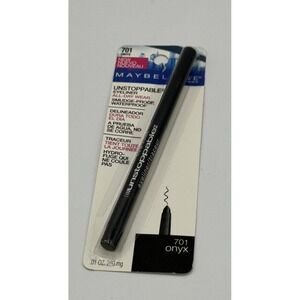 Maybelline Unstoppable 701 Onyx Waterproof Eyeliner All Day Wear 0.01oz